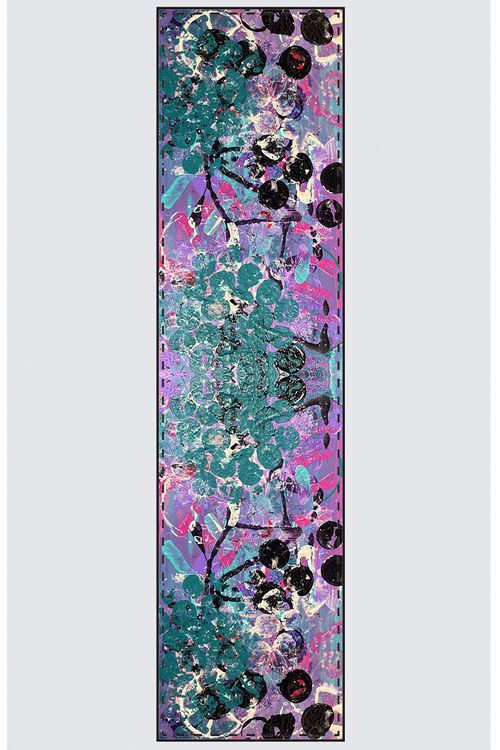 Picture of Purple and Teal Vivienne Scarf