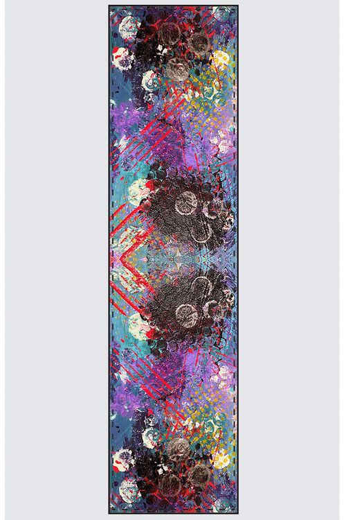 Picture of Multicolored Abstract Vivienne Scarf