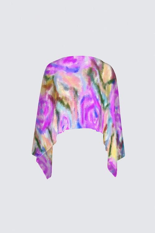 Picture of Denim Roses  Claudia Shawl