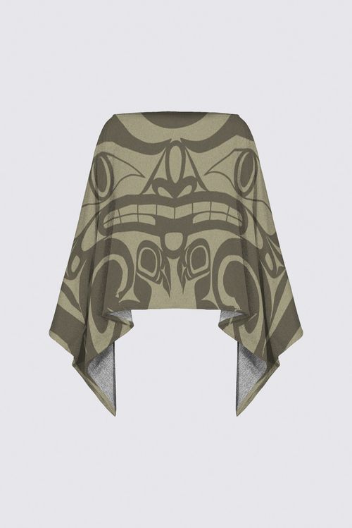 Picture of Beige bear Ava Poncho