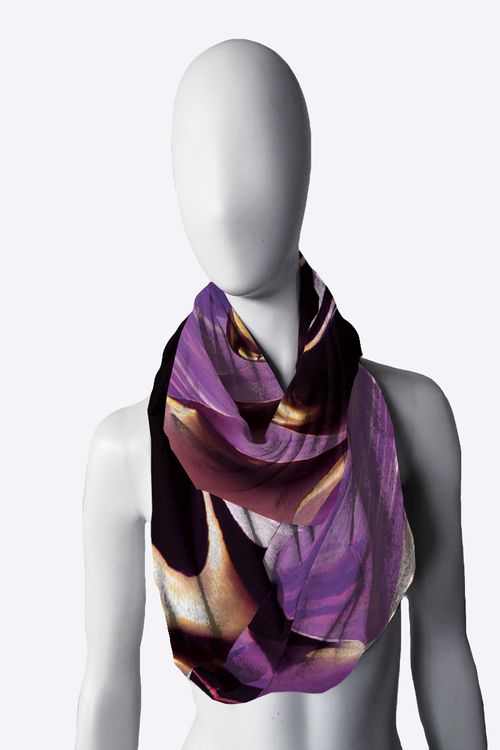 Picture of Pink gold Nora Infinity Scarf