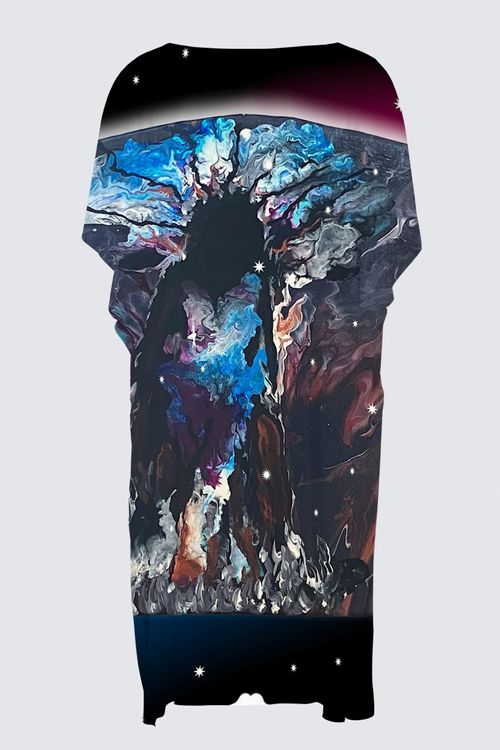 Picture of I Am the Fire gradient YK Kimono Wrap