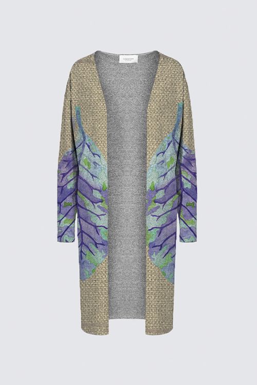 leaf green cardigan