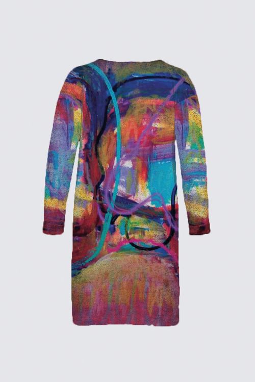 Picture of Happy Gossip Plus-Size Nikki Duster Cardigan
