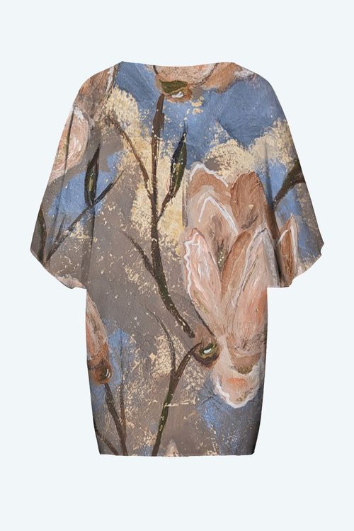 Picture of Vintage magnolia  Terry-Ann Short Kimono