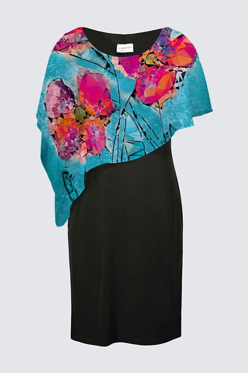Picture of Late Blooms Joni Cape Dress
