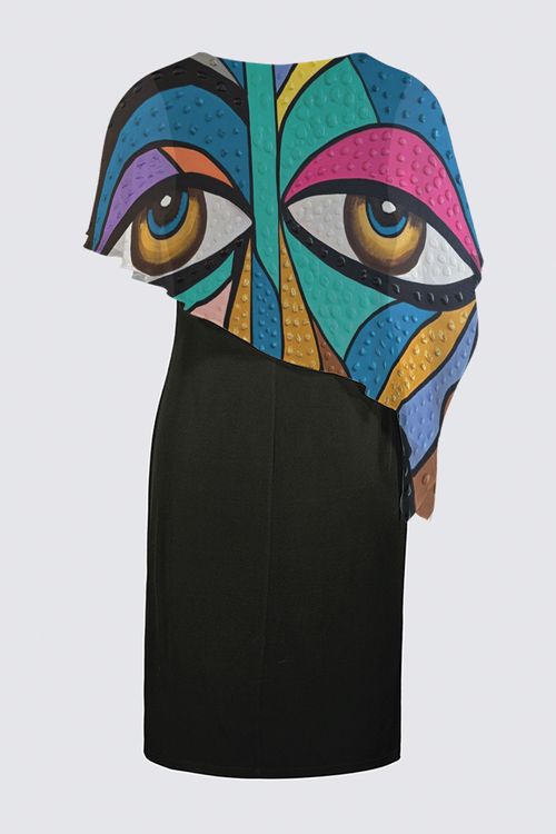 Picture of The Conversation Joni Cape Dress