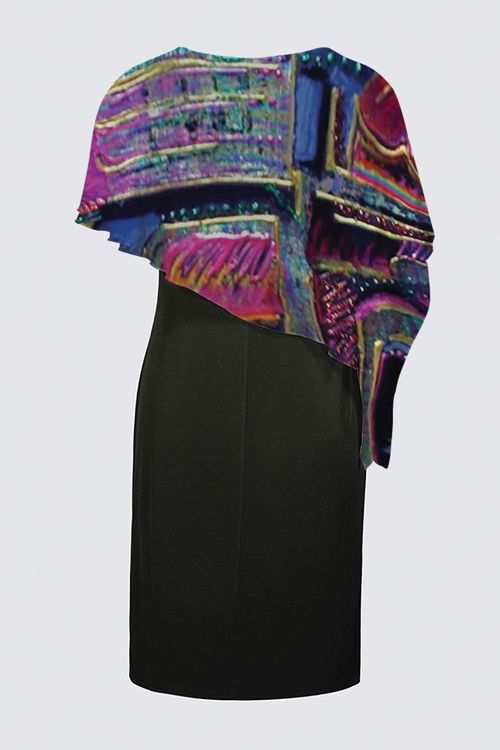 Picture of Boutique Row Joni Cape Dress