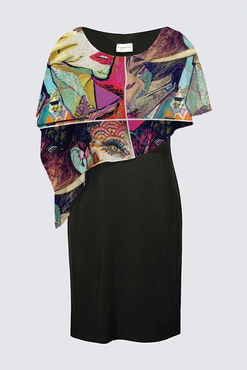 Picture of Broken 1  Joni Cape Dress
