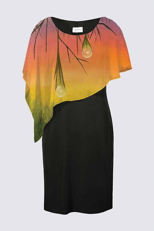 Picture of Morning Dew Joni Cape Dress