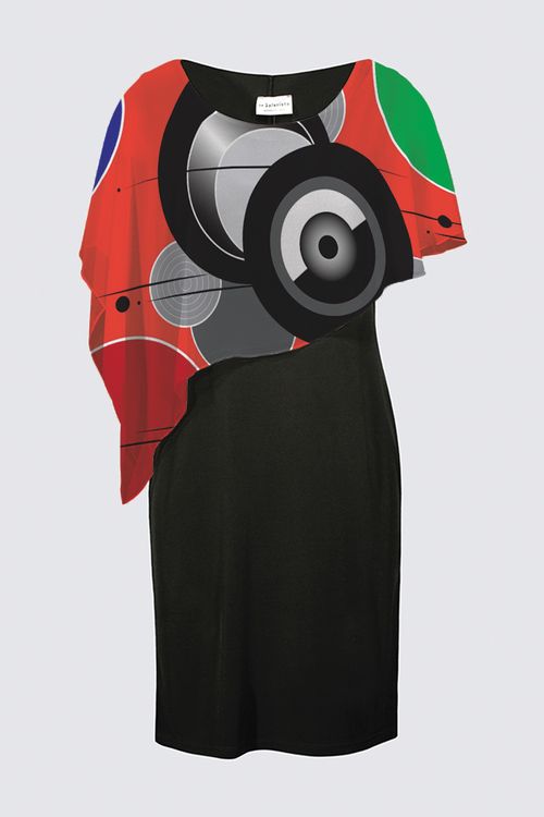 Picture of Circles Joni Cape Dress
