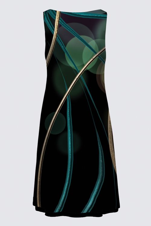 Picture of Gold circles Kate Dress