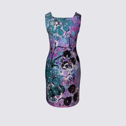 Picture of Purple and Teal Amanda Dress II