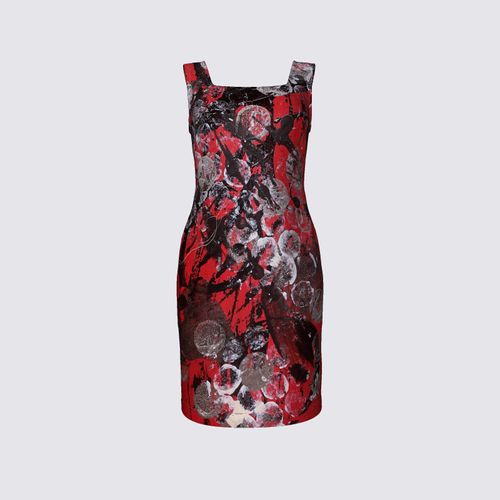 Picture of Red and Black Abstract Amanda Dress II