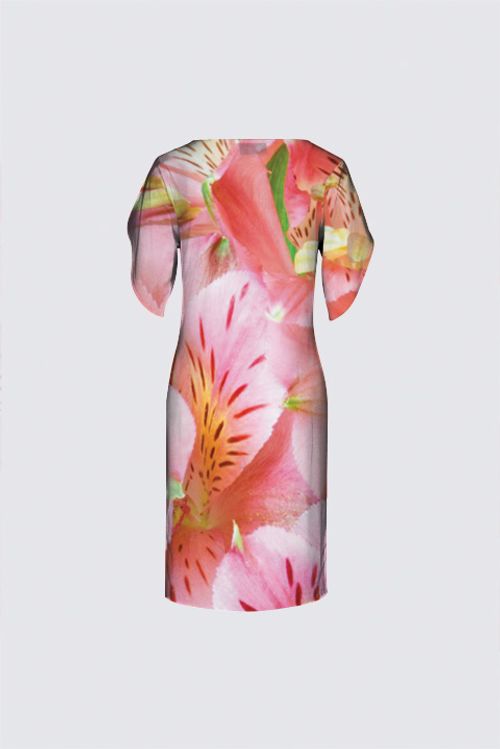Picture of Blooms in pink alstroemeria Michelle Dress II