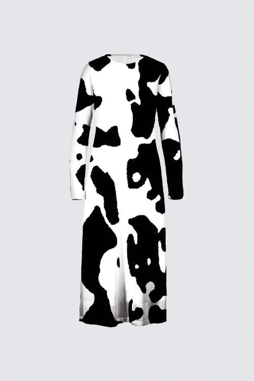 Picture of Cow Print Daniela Maxi Dress