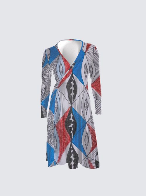 Picture of Be glad Olivia Wrap Dress
