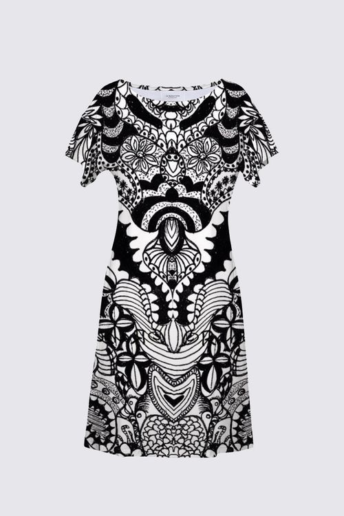 Picture of Undersea mysteries B Carrie T-shirt Dress