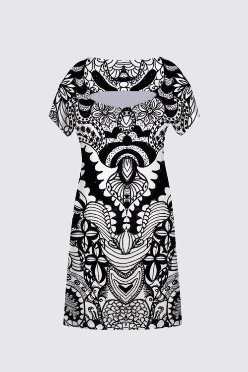 Picture of Undersea mysteries B Carrie T-shirt Dress