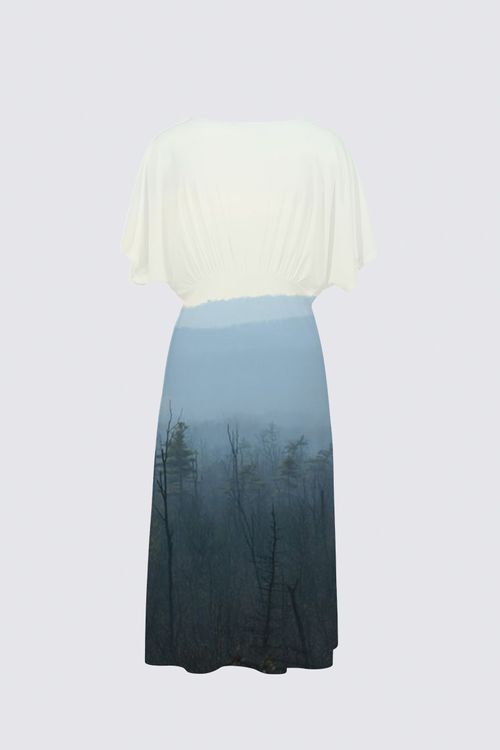 Picture of Foggy morning Sarah V-neck Dress