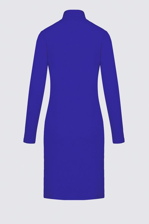 Picture of ROYALTY BLUE Victoire Zip-up Sweater Knit Dress