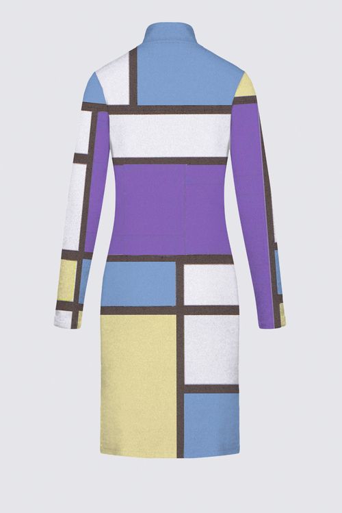 Picture of HARU Victoire Zip-up Sweater Knit Dress