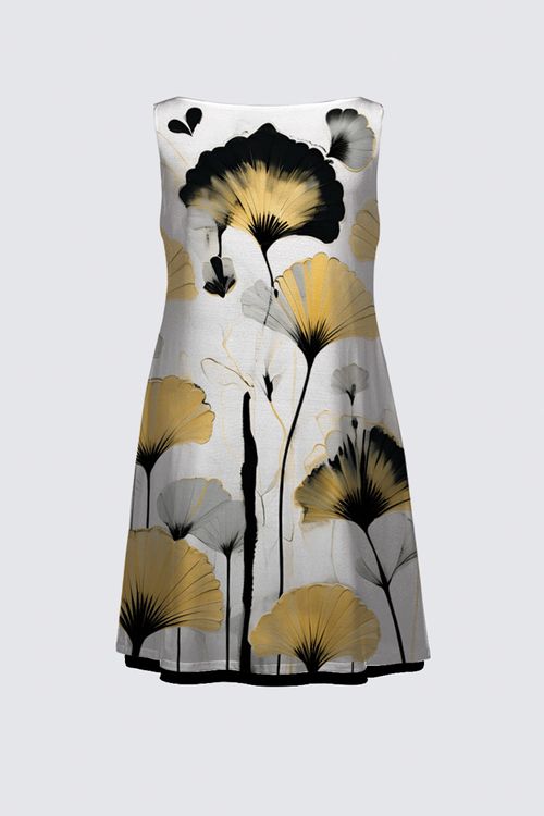 Picture of Golden Ginkgo Kate+ Dress