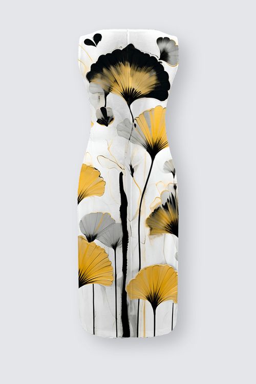 Picture of Golden Ginkgo Anais Dress