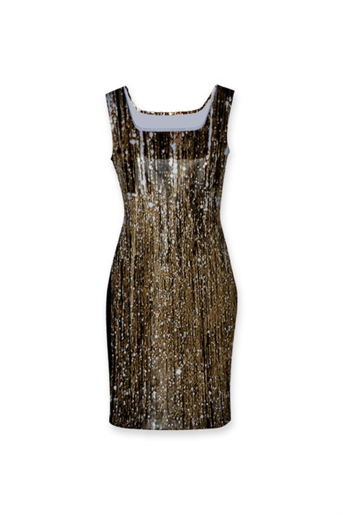 Picture of Tinsel town Metallic Amanda Dress