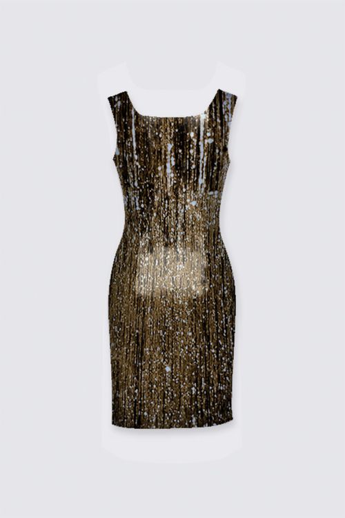 Picture of Tinsel town Metallic Amanda Dress