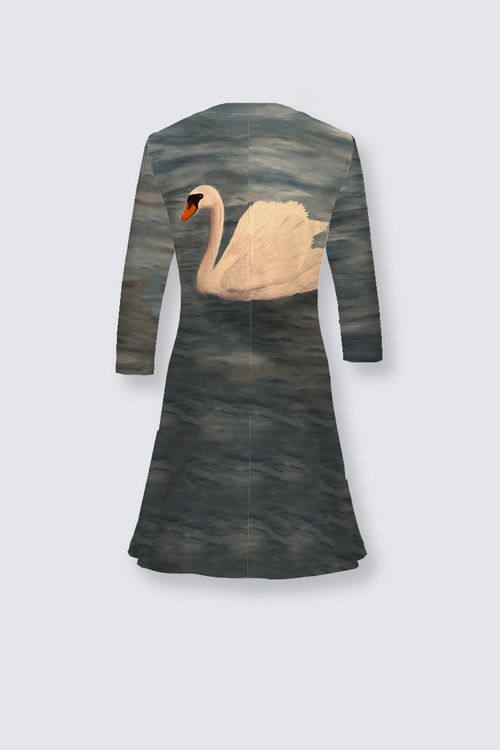 Picture of Zurich Swan Laura Flare Dress