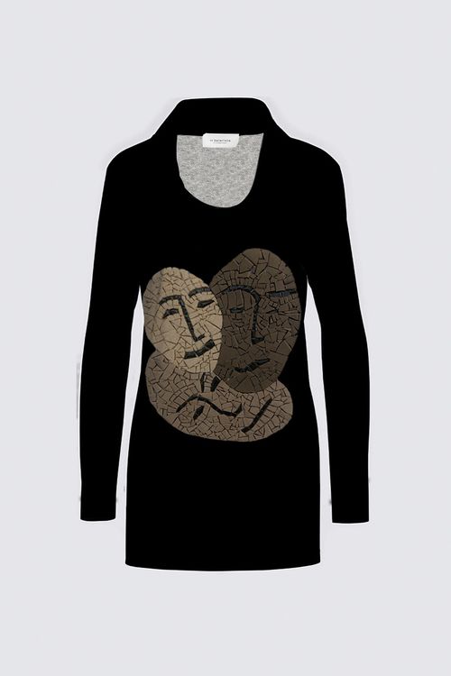 Picture of Humans Be Kind MIA TUNIC IN SWEATER KNIT
