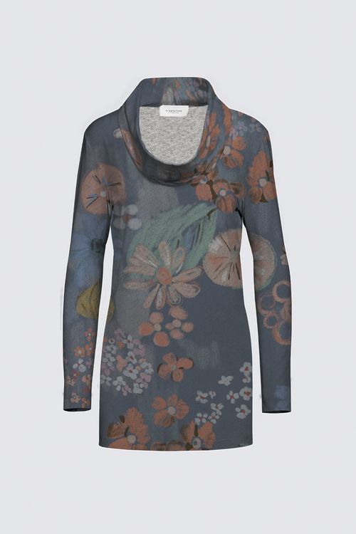 Picture of FLORAL OIL PAINTING MIA TUNIC IN SWEATER KNIT