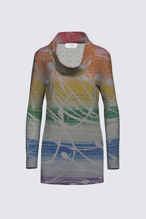 Picture of pride swirl Mia Tunic in Sweater Knit
