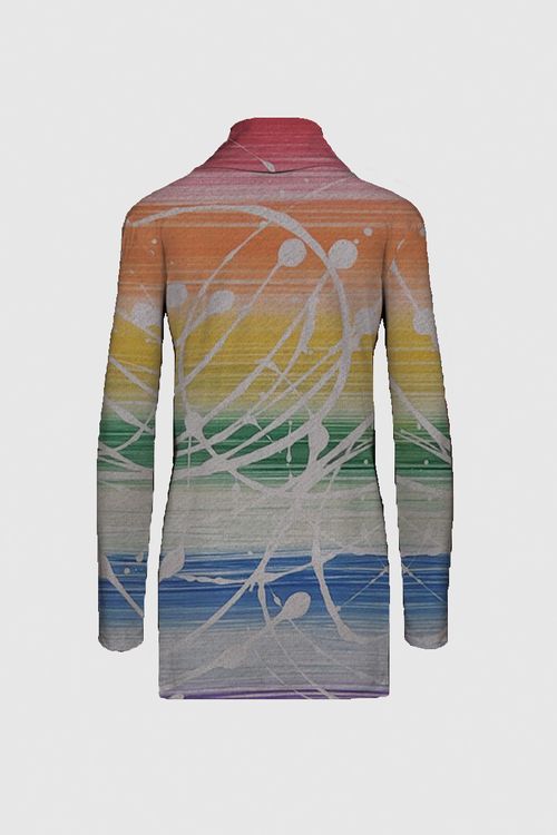 Picture of pride swirl Mia Tunic in Sweater Knit
