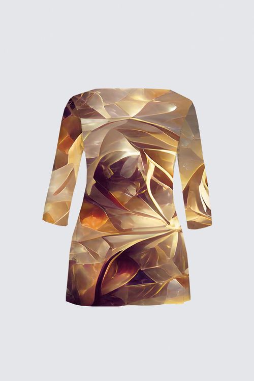 Picture of Golden geometry  Plus-Size Patti Tunic II