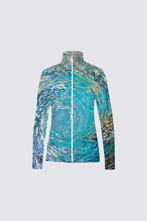 Picture of underwater Catherine Full-zip Active top
