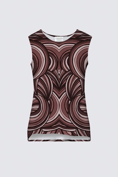 Picture of red symmetry Coco Tank