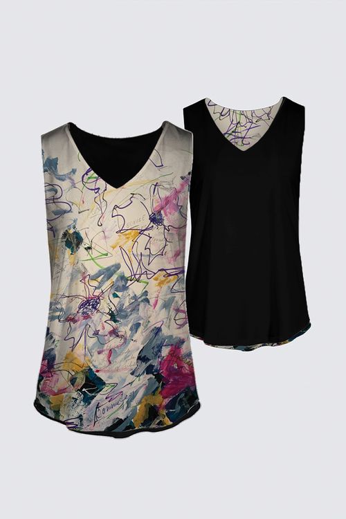 Picture of Hidden Messages Bonniefey Kaplan Tank