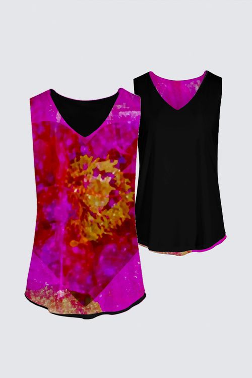 Picture of Floral heart  Kaplan Tank