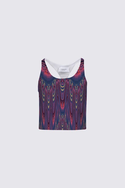 Picture of Day-glo peacock Venus Active Support top