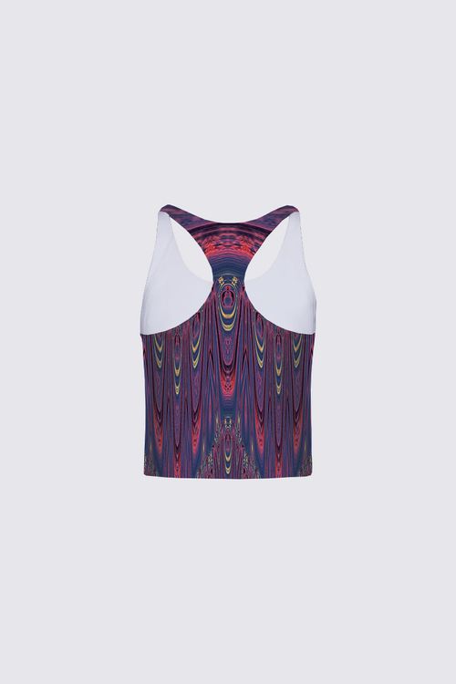 Picture of Day-glo peacock Venus Active Support top