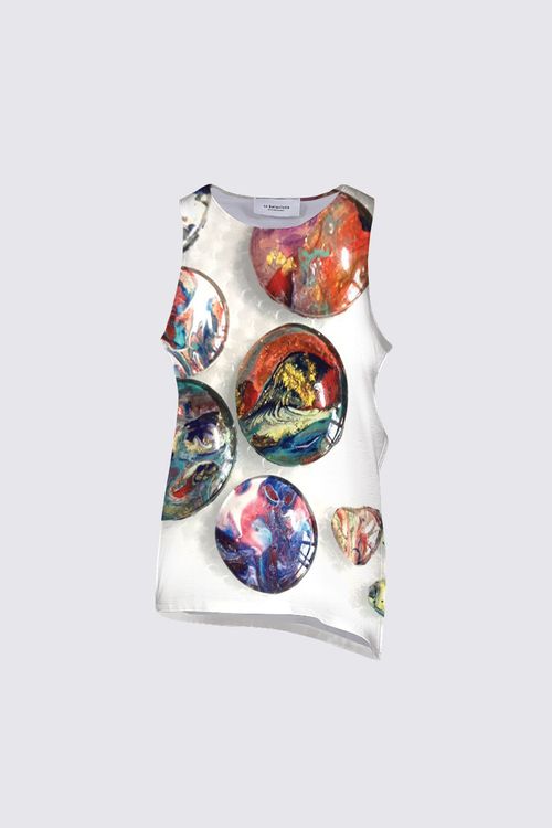 Picture of Colors and shapes'19 Florence Knotted Tank top