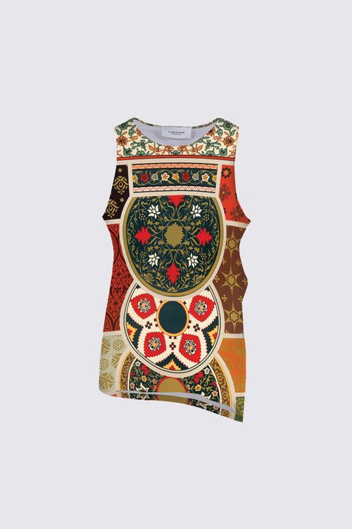 Picture of Indo persian pattern Florence Knotted Tank top