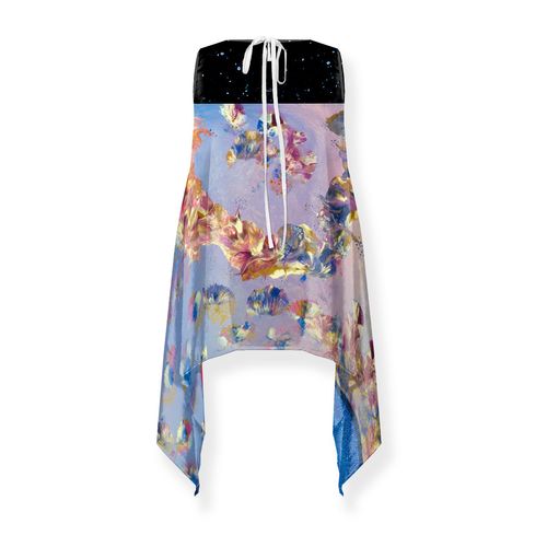 Picture of Angelic Blessings Tessa Long Satin Crepe Top