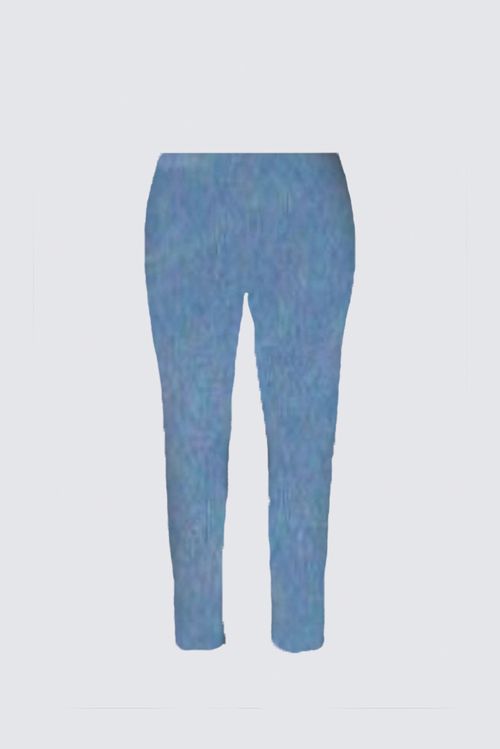 Picture of Sky Blue Plus-Size Jackie Stretch Cigarette Pants