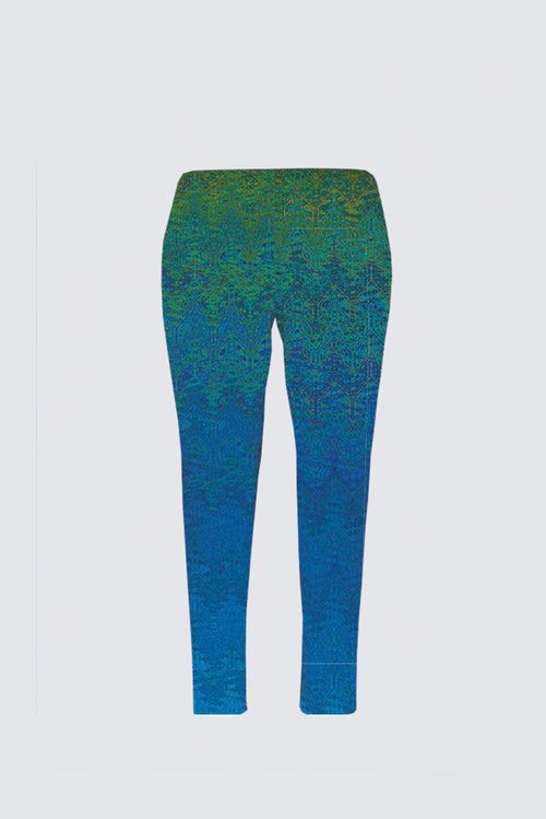 Picture of Waves of Completion Plus-Size Jackie Stretch Cigarette Pants