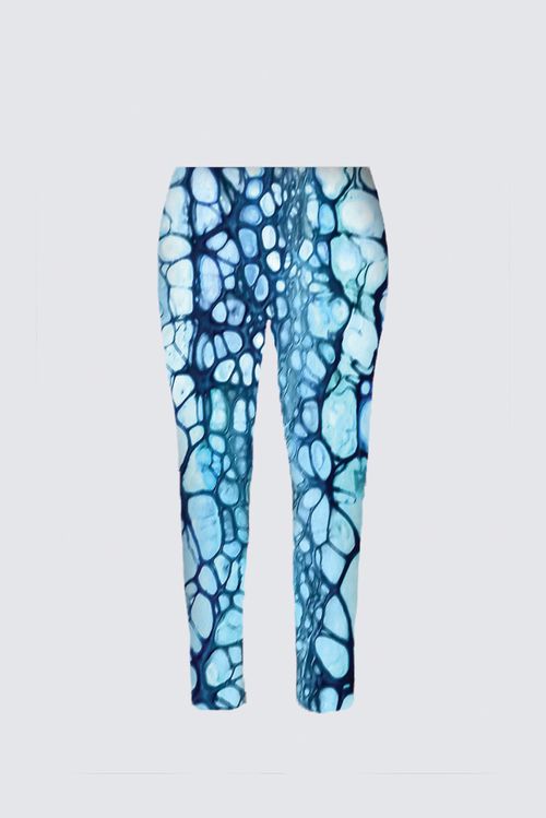 Picture of Blue Drip Plus-Size Jackie Stretch Cigarette Pants