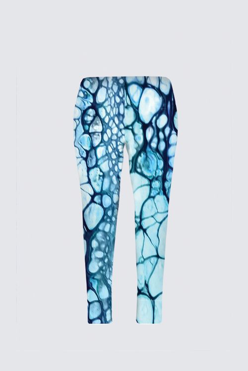 Picture of Blue Drip Plus-Size Jackie Stretch Cigarette Pants