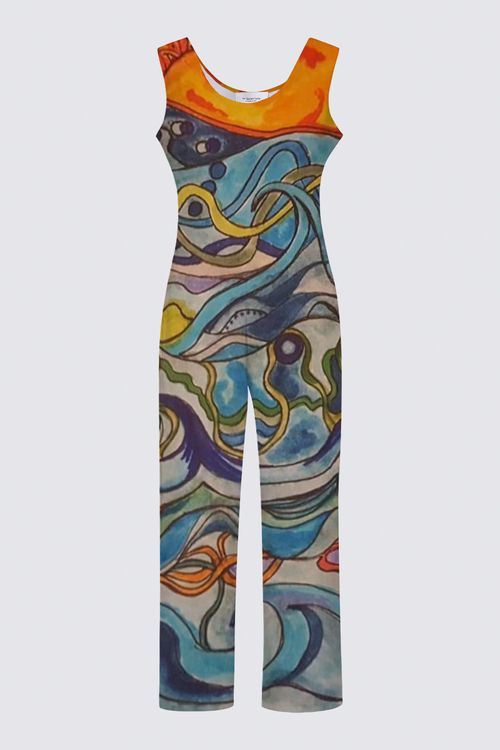 Picture of Below the Horizon Chloe Sleeveless Jumpsuit